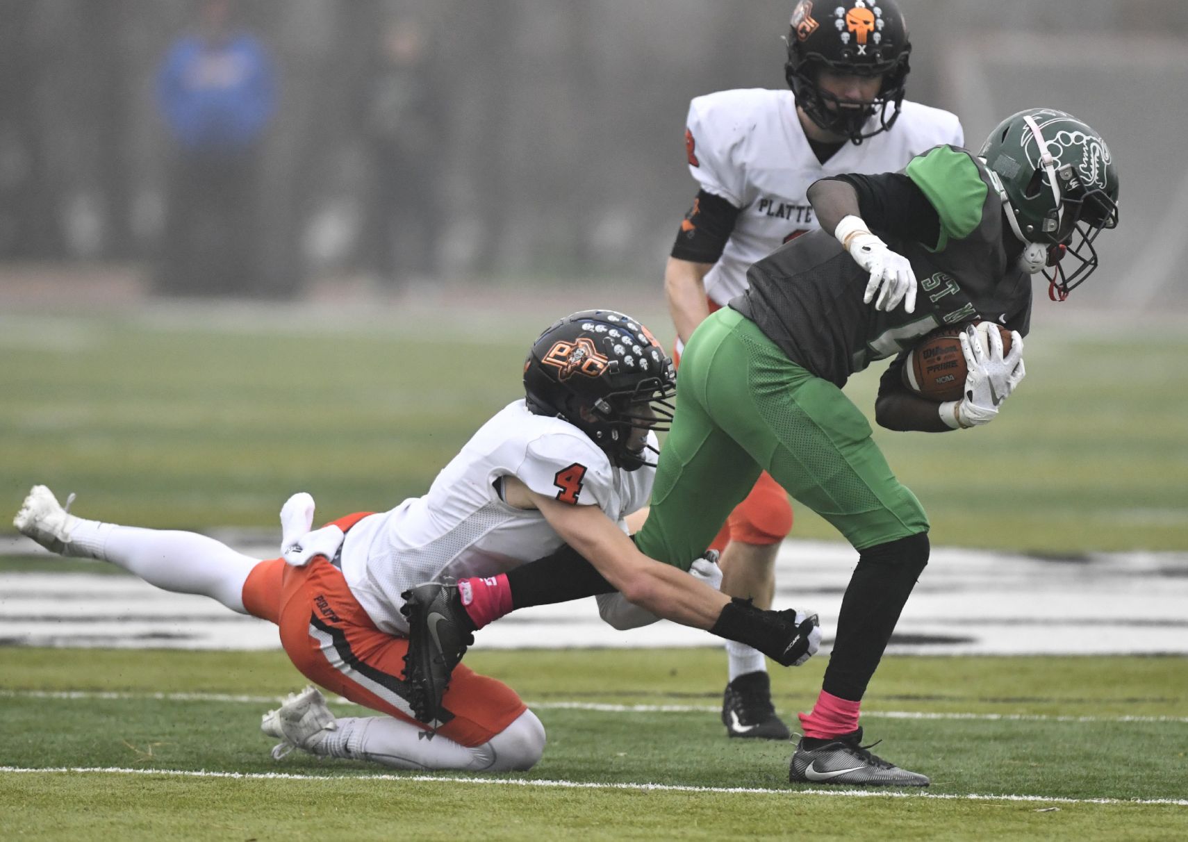 St. Mary’s vs Platte County in Class 4 Missouri state semifinal football game